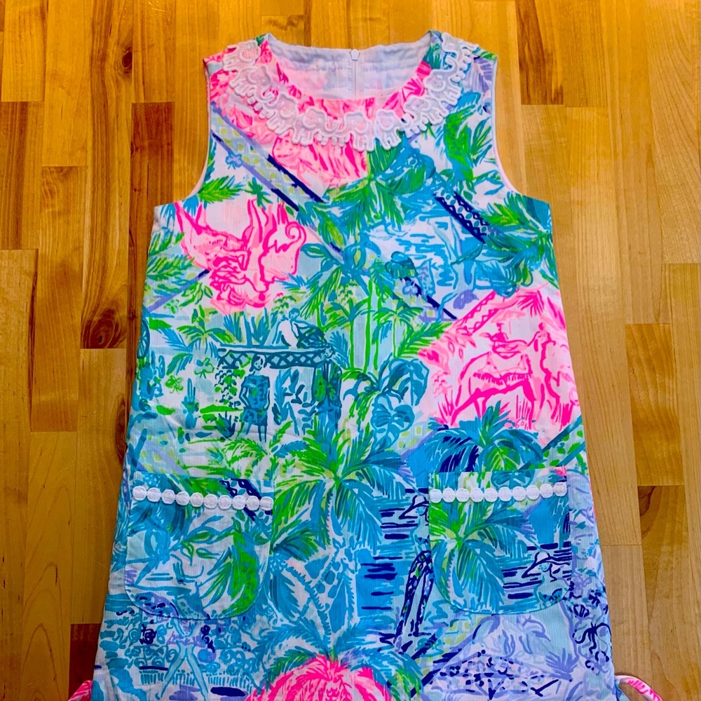 Girls Lilly Pulitzer shift dress, size 8